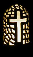 Cross block bottle luminary (night)