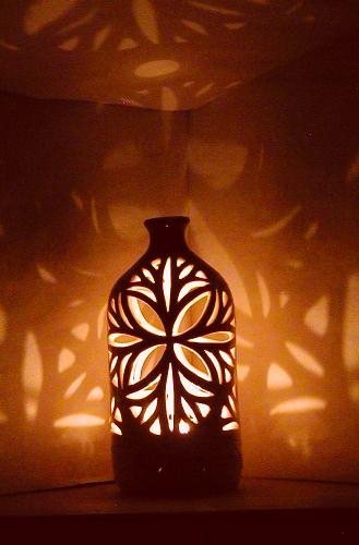 Fleur Bottle Luminary (Night)