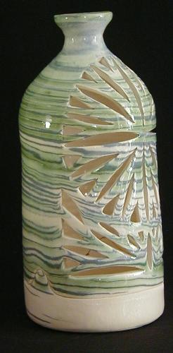 Flower Bottle Luminary (Side View)