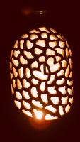 Hearts Intertwined Bottle Luminary (Night)