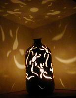 Lizard Straight Bottle Luminary