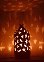 Moons and Stars Bottle Luminary (Night)