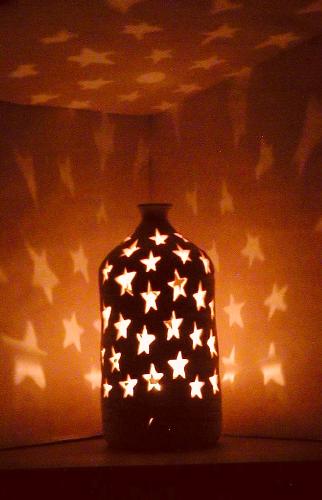 Stars Bottle Luminary (Night)