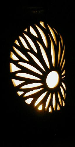 Sun Eccentric Bottle Luminary (Night - side)