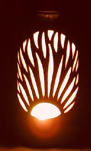 Sun Rise Bottle Luminary (Night)