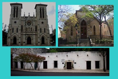 San Fernando Cathedral, Little Church of La Villita, Spanish Governors  Palace