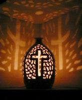 Cross Block Round Luminary (Night)