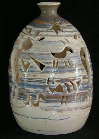 Kokopelli Round Luminary (Day - side 1)