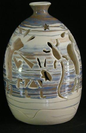 Kokopelli Round Luminary (Day - side 3)