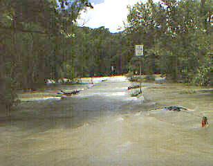 Mico Bridge in flood