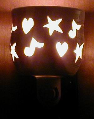 Hearts, Stars, Notes Night Light night